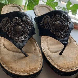 Jeweled Sandals  by Natural Soul